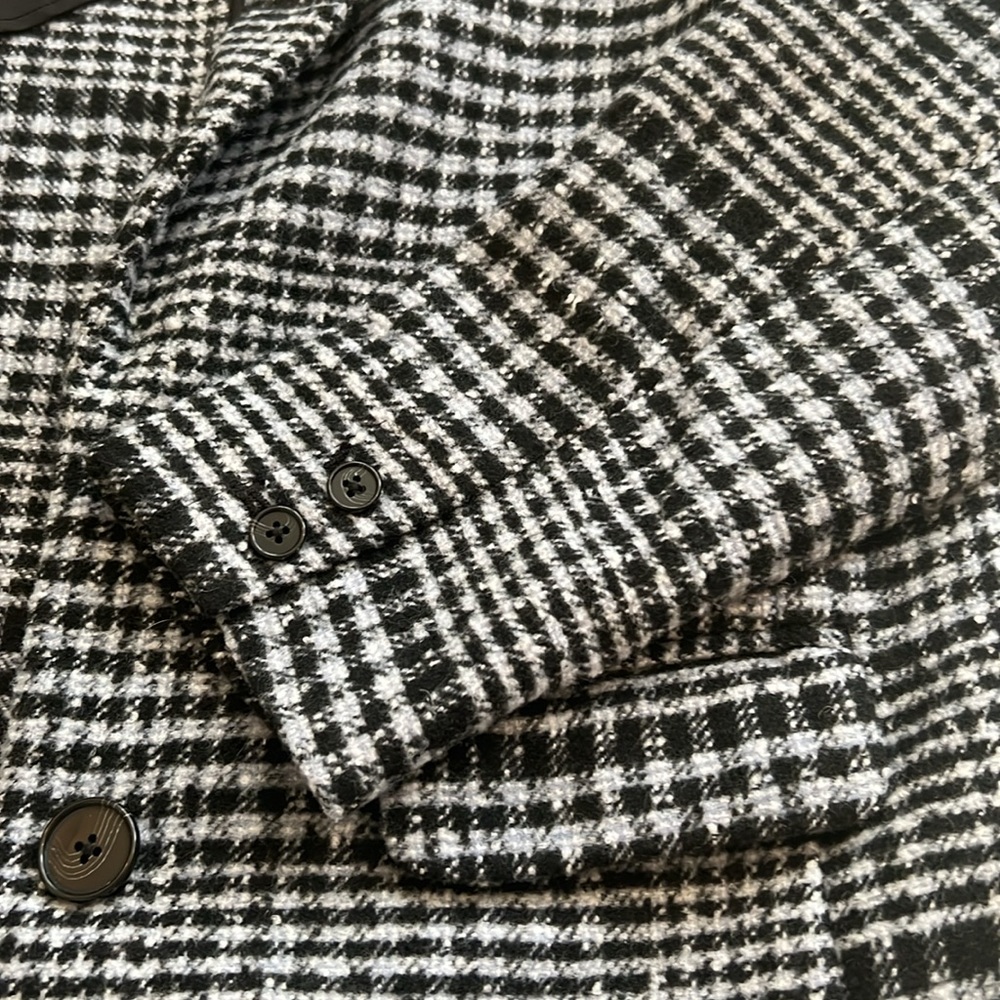 Old Navy black & blue blazer:coat. - Picture 7 of 7